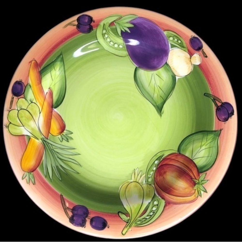 Gates Ware by Laurie Gates 11 13/16” Dinner Plate in EUC